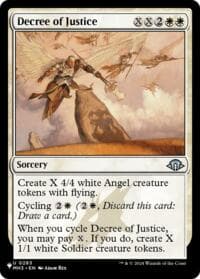 Decree of Justice (MH3) - The List Reprints - Magic: The Gathering card