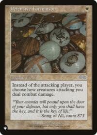 Defensive Formation - The List Reprints - Magic: The Gathering card