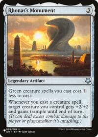 Rhonas's Monument (GNT) - The List Reprints - Magic: The Gathering card