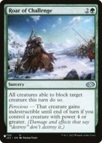 Roar of Challenge - The List Reprints - Magic: The Gathering card