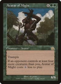 Avatar of Might - Prophecy - Magic: The Gathering card
