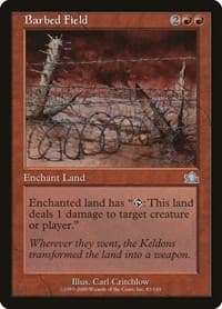 Barbed Field - Prophecy - Magic: The Gathering card
