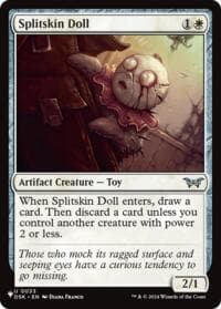 Splitskin Doll - The List Reprints - Magic: The Gathering card