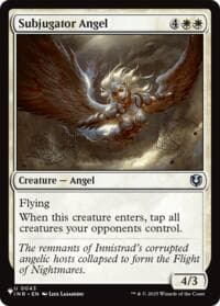 Subjugator Angel - The List Reprints - Magic: The Gathering card