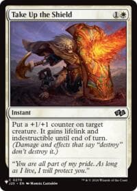 Take Up the Shield - The List Reprints - Magic: The Gathering card