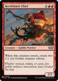 Beetleback Chief (TDC) - The List Reprints - Magic: The Gathering card