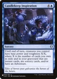 Candlekeep Inspiration - The List Reprints - Magic: The Gathering card