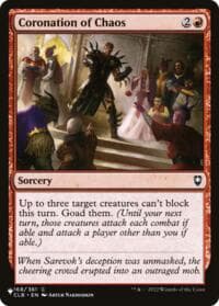 Coronation of Chaos - The List Reprints - Magic: The Gathering card