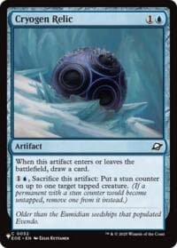 Cryogen Relic - The List Reprints - Magic: The Gathering card