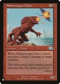 Flametongue Kavu (PLS) - The List Reprints - Magic: The Gathering card