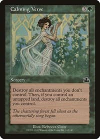 Calming Verse - Prophecy - Magic: The Gathering card