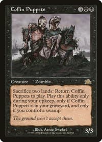 Coffin Puppets - Prophecy - Magic: The Gathering card