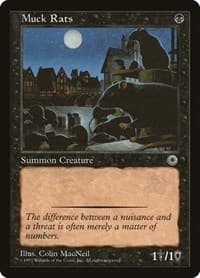 Muck Rats - Portal - Magic: The Gathering card