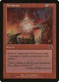 Devastate - Prophecy - Magic: The Gathering card