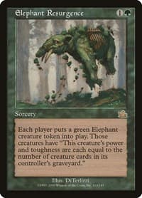 Elephant Resurgence - Prophecy - Magic: The Gathering card