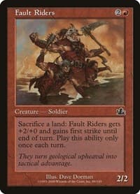 Fault Riders - Prophecy - Magic: The Gathering card