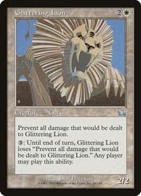 Glittering Lion - Prophecy - Magic: The Gathering card