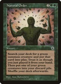 Natural Order - Portal - Magic: The Gathering card