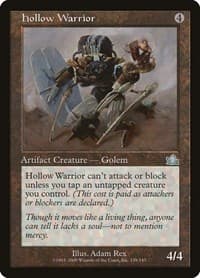 Hollow Warrior - Prophecy - Magic: The Gathering card
