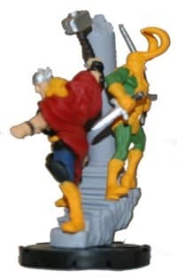 Thor and Loki - Hammer of Thor - Heroclix card