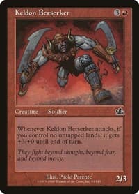 Keldon Berserker - Prophecy - Magic: The Gathering card