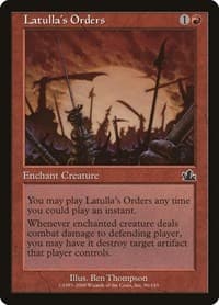 Latulla's Orders - Prophecy - Magic: The Gathering card