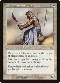 Mercenary Informer - Prophecy - Magic: The Gathering card