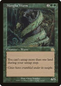 Mungha Wurm - Prophecy - Magic: The Gathering card