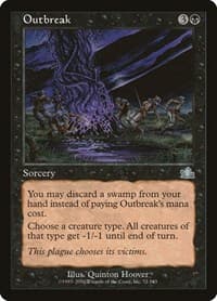 Outbreak - Prophecy - Magic: The Gathering card