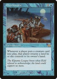 Overburden - Prophecy - Magic: The Gathering card
