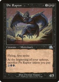 Pit Raptor - Prophecy - Magic: The Gathering card