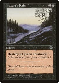 Nature's Ruin - Portal - Magic: The Gathering card