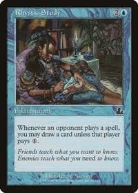 Rhystic Study - Prophecy - Magic: The Gathering card