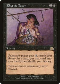 Rhystic Tutor - Prophecy - Magic: The Gathering card
