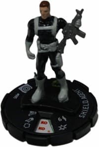 S.H.I.E.L.D. Agent - Captain America - Heroclix card