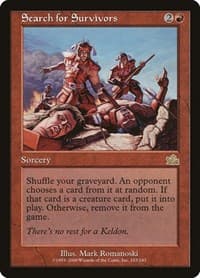 Search for Survivors - Prophecy - Magic: The Gathering card