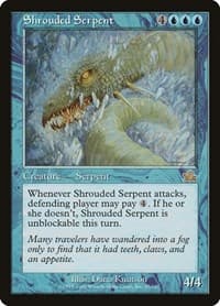 Shrouded Serpent - Prophecy - Magic: The Gathering card