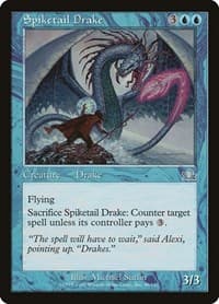 Spiketail Drake - Prophecy - Magic: The Gathering card