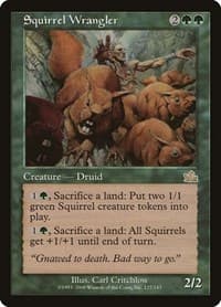 Squirrel Wrangler - Prophecy - Magic: The Gathering card
