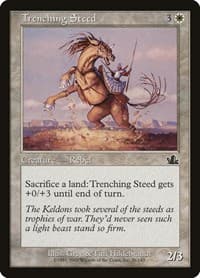 Trenching Steed - Prophecy - Magic: The Gathering card