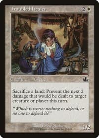 Troubled Healer - Prophecy - Magic: The Gathering card