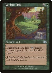 Verdant Field - Prophecy - Magic: The Gathering card