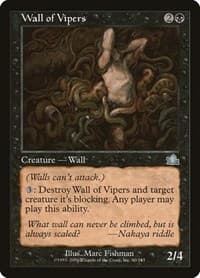 Wall of Vipers - Prophecy - Magic: The Gathering card