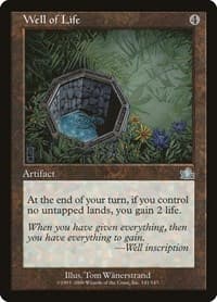 Well of Life - Prophecy - Magic: The Gathering card