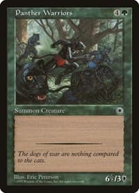 Panther Warriors - Portal - Magic: The Gathering card