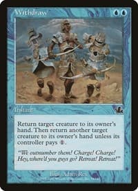 Withdraw - Prophecy - Magic: The Gathering card