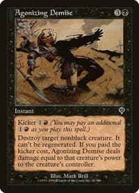 Agonizing Demise - Invasion - Magic: The Gathering card