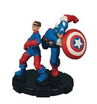 Cap and Bucky - Avengers - Heroclix card