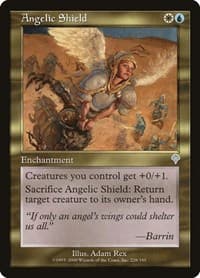 Angelic Shield - Invasion - Magic: The Gathering card