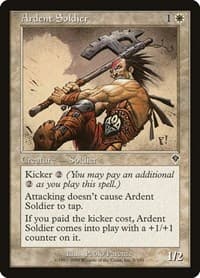 Ardent Soldier - Invasion - Magic: The Gathering card